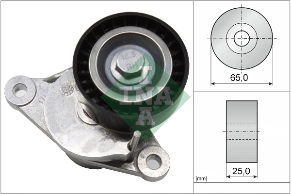 Belt Tensioner, V-ribbed belt